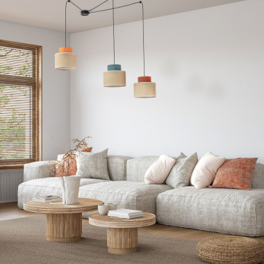 Подвесной светильник с тканевым рассеивателем 3140 Duo — Multielectrika