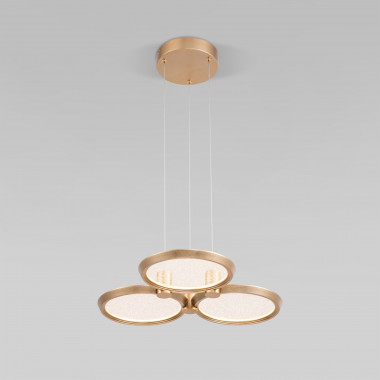 Подвесной светодиодный светильник 90034/3 золото — Multielectrika