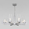 Подвесная люстра 60133/8 серебро фото 1 — Multielectrika