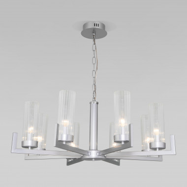 Подвесная люстра 60133/8 серебро — Multielectrika