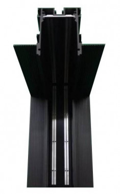 Коннектор угловой настенно-потолочный встраиваемый SY Черный Муар SY-601901-RC-CN-2-BLMR-PCB Серебро &mdash; Multielectrika