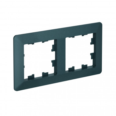 Рамка на 2 поста Systeme Electric AtlasDesign Air изумруд — Multielectrika