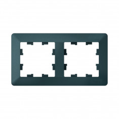 Рамка на 2 поста Systeme Electric AtlasDesign Air изумруд &mdash; Multielectrika