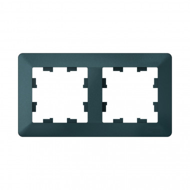 Рамка на 2 поста Systeme Electric AtlasDesign Air изумруд — Multielectrika