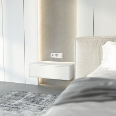 Рамка из поликарбоната на 3 поста Hammer белый W0032401 &mdash; Multielectrika