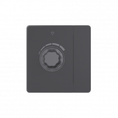 Systeme Infinity, Светорегулятор TRIAC c выключателем 300Вт (250В), FSE000721, Вулканический пепел &mdash; Multielectrika