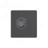 Systeme Infinity, Светорегулятор TRIAC c выключателем 300Вт (250В), FSE000721, Вулканический пепел