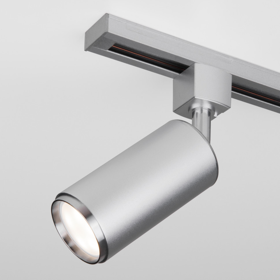 Трековый светильник для однофазного шинопровода Svit GU10 Белый/хром MRL 1013 фото 1 — Multielectrika