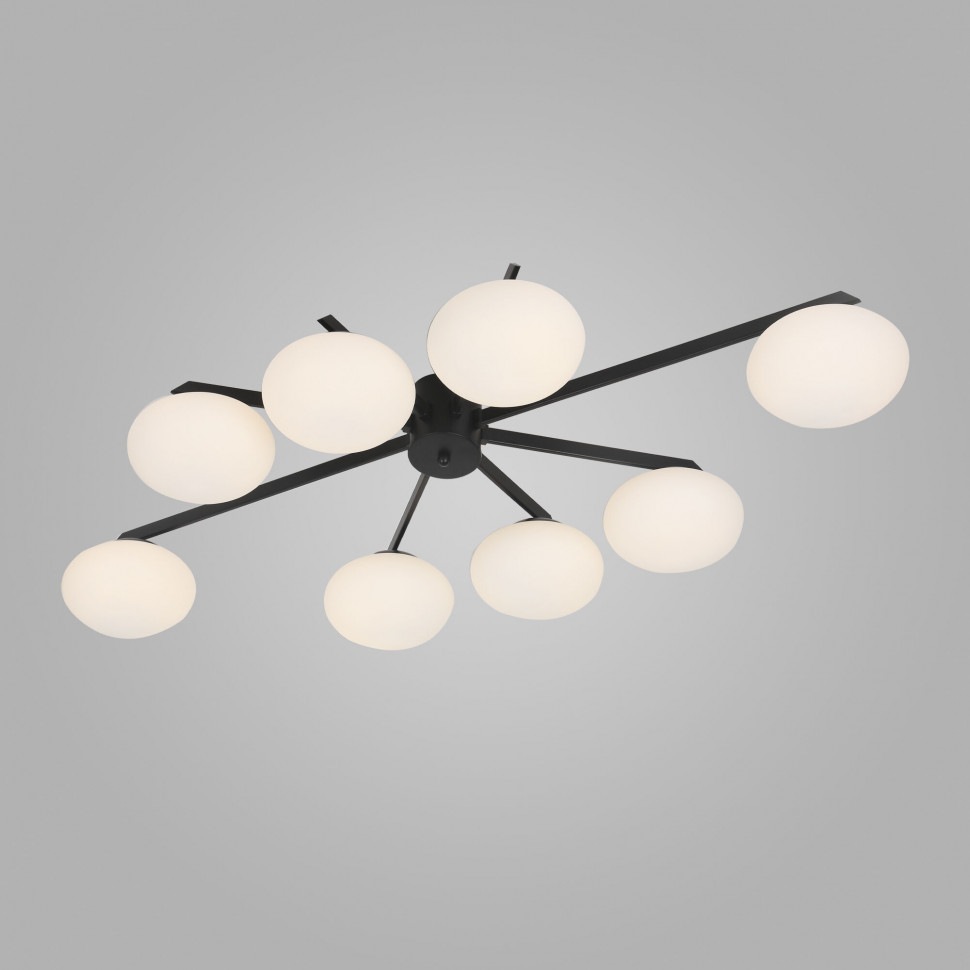 Умный потолочный светильник 70220/8 черный Smart фото 1 &mdash; Multielectrika