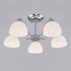 Потолочная люстра с плафонами 30172/5 хром &mdash; Multielectrika
