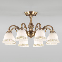 Классическая потолочная люстра 60107/8 античная бронза &mdash; Multielectrika