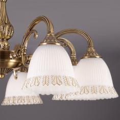 Классическая потолочная люстра 60107/8 античная бронза &mdash; Multielectrika