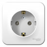 Розетка силовая Systeme Electric Blanca белая 16А