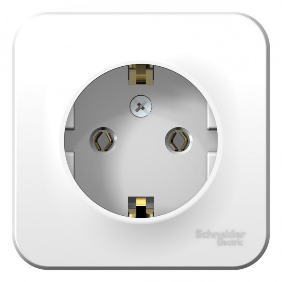 Розетка силовая Systeme Electric Blanca белая 16А фото 1 — Multielectrika