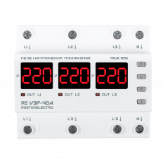 Реле напряжения трёхфазное RE V3F-40A ROSTOKELECTRO &mdash; Multielectrika