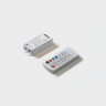 Контроллер RGBW, 2.4G с пультом, 21 кноп., DC12/24V, <16A(MAX), SW-RGBW-2.4G-16A