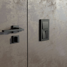 Рамка из поликарбоната на 2 поста Hammer черный W0022408 &mdash; Multielectrika