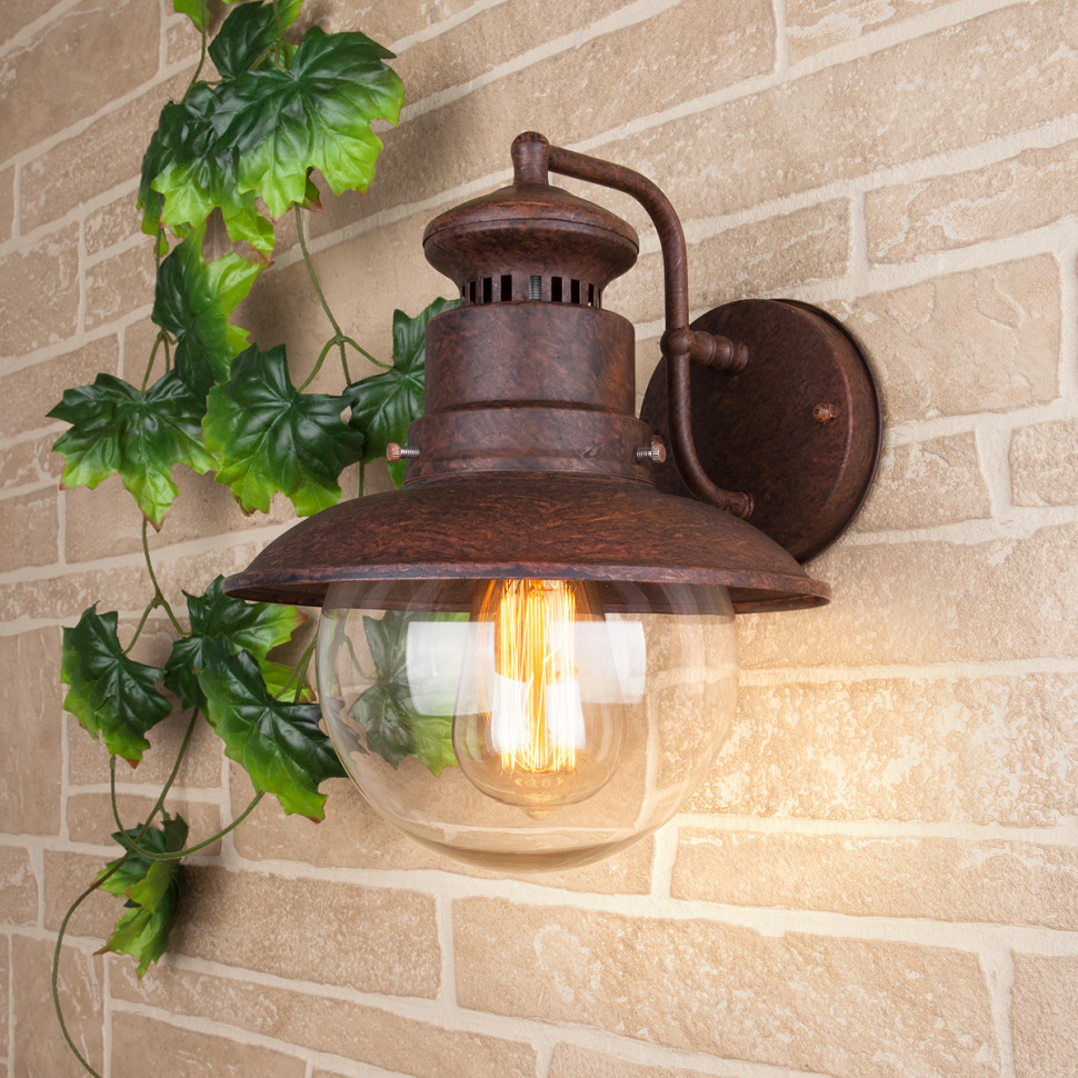 Уличный настенный светильник Talli D IP44 GL 3002D черный фото 1 — Multielectrika