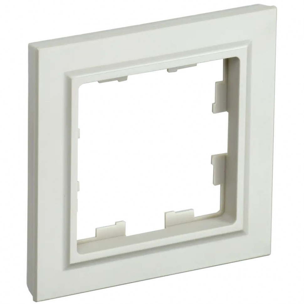Рамка на 1 пост IEK Brite РУ-1-БрКр бежевая фото 1 — Multielectrika