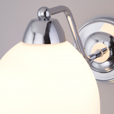 Настенный светильник со стеклянным плафоном 30172/1 хром — Multielectrika