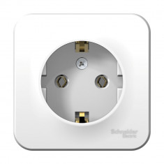 Розетка силовая Systeme Electric Blanca с изолир. пластиной, белая 16А &mdash; Multielectrika