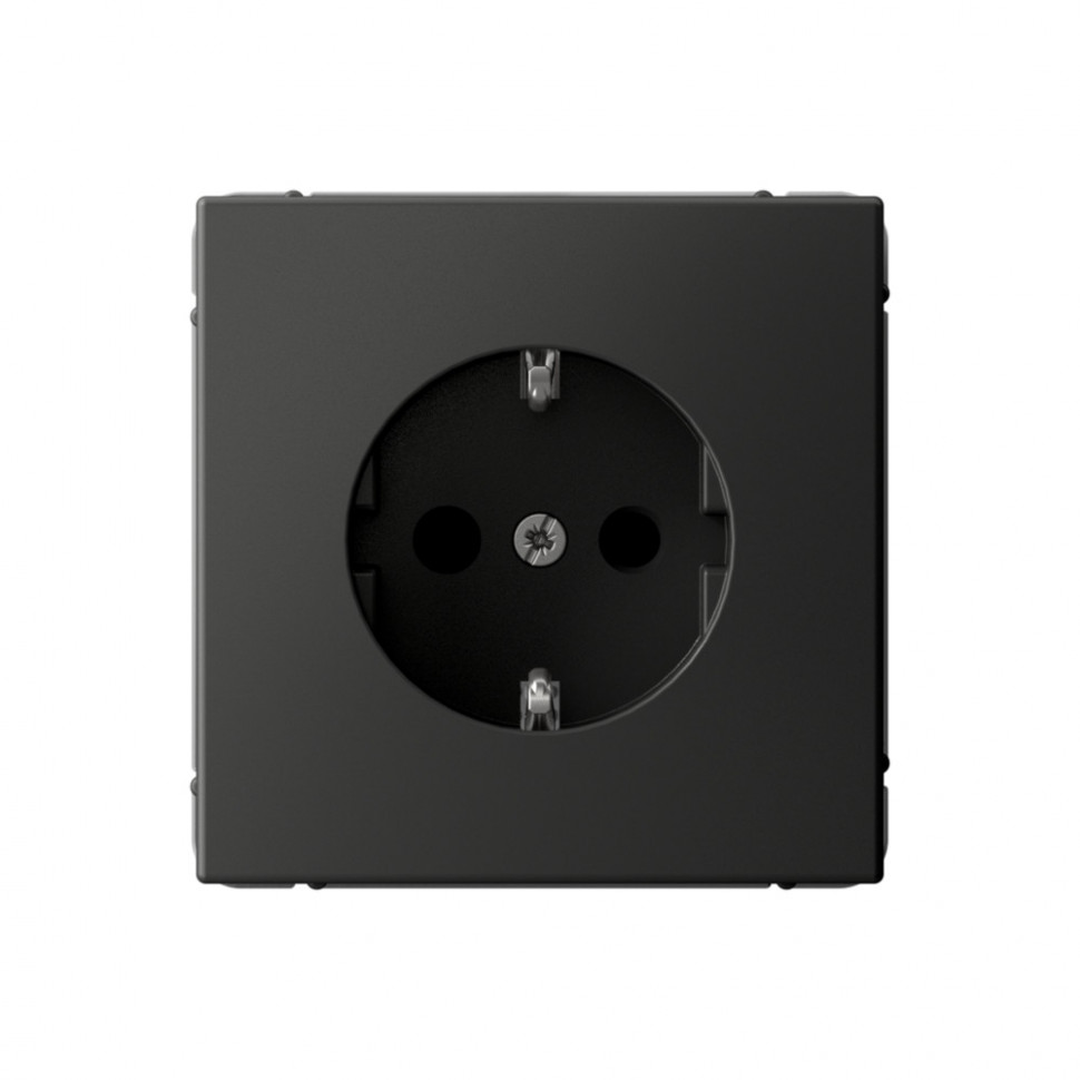Розетка силовая Systeme Electric ArtGallery со шторками, 16А, базальт фото 1 — Multielectrika