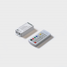Контроллер RGB+CCT,  2.4G с пультом, 21 кноп., DC12/24V, <16A(MAX), SW-RGB-CW-2.4G-16A