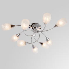 Потолочная люстра с плафонами 2275/9 хром &mdash; Multielectrika