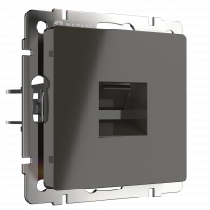 Розетка Ethernet RJ-45 (серо-коричневый) WL07-RJ-45 &mdash; Multielectrika