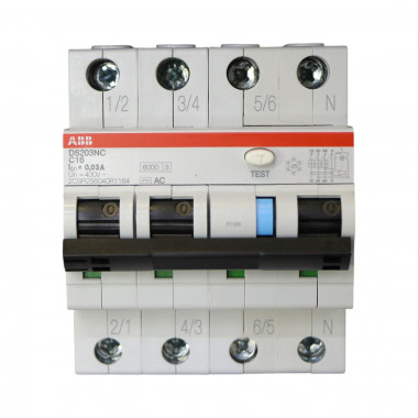 Дифференциальный автомат ABB (АВДT) DS203NC C16 AC30 2CSR256040R1164 &mdash; Multielectrika