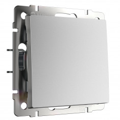 Выключатель одноклавишный (серебряный матовый) W1110065 &mdash; Multielectrika