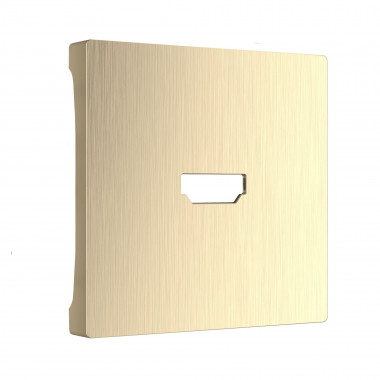 W1196010/ Накладка для розетки HDMI (шампань рифленый) W1196010 &mdash; Multielectrika