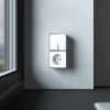 Выключатель  двухклавишный  Gallant белый W5020001 фото 2 &mdash; Multielectrika