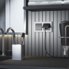 Рамка из поликарбоната на 2 поста Hammer серебряный W0022406 фото 6 &mdash; Multielectrika