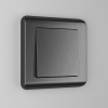 Клавиша для выключателя перекрестного (графит рифленый) W1119004 фото 2 &mdash; Multielectrika
