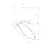 Светильник накладной поворотный светодиодный Smooth 10W 4000K белый 25053/LED фото 33 &mdash; Multielectrika