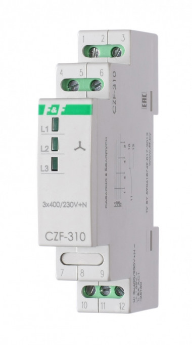 Реле контроля наличия, асимметрии фаз CZF-310 — Multielectrika