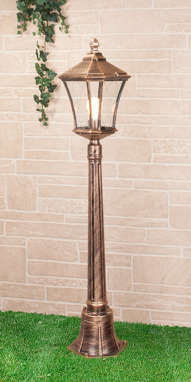 Уличный светильник на столбе Virgo F капучино IP44 GLXT-1450F капучино — Multielectrika