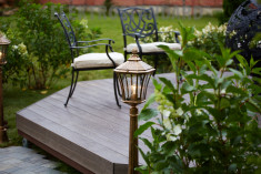 Уличный светильник на столбе Virgo F капучино IP44 GLXT-1450F капучино &mdash; Multielectrika