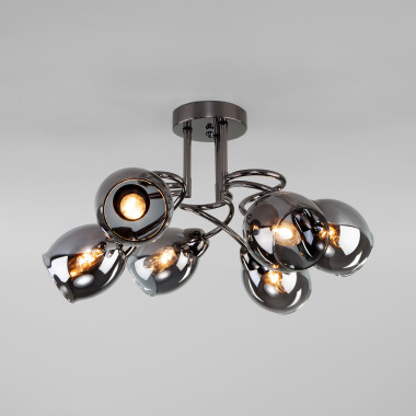 Потолочная люстра 30171/6 черный жемчуг — Multielectrika