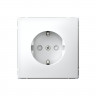 Розетка силовая Systeme Electric ArtGallery со шторками, 16А, белый