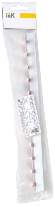 Шина соединительная типа PIN гребёнка (12 штырей) 1Р 63А 22 см IEK &mdash; Multielectrika