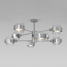 Потолочная люстра со стеклянными плафонами 70127/8 хром &mdash; Multielectrika