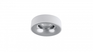 NC1826-M-FW+CH Накладная рамка мат белый+хром MR16 &mdash; Multielectrika