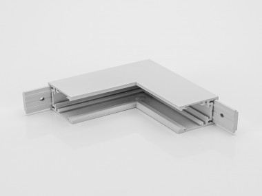 SY-LINK-INT-S1S-WH, коннектор угловой внутр.для накладного низкопрофильного шинопровода, белый — Multielectrika