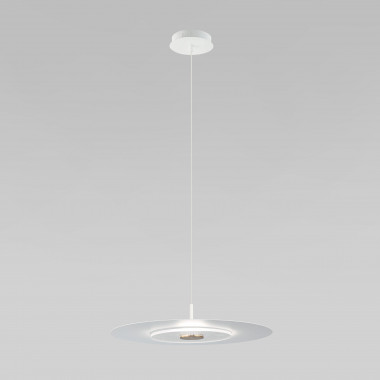 Подвесной светильник с металлическим плафоном 40031/1 LED / белый — Multielectrika