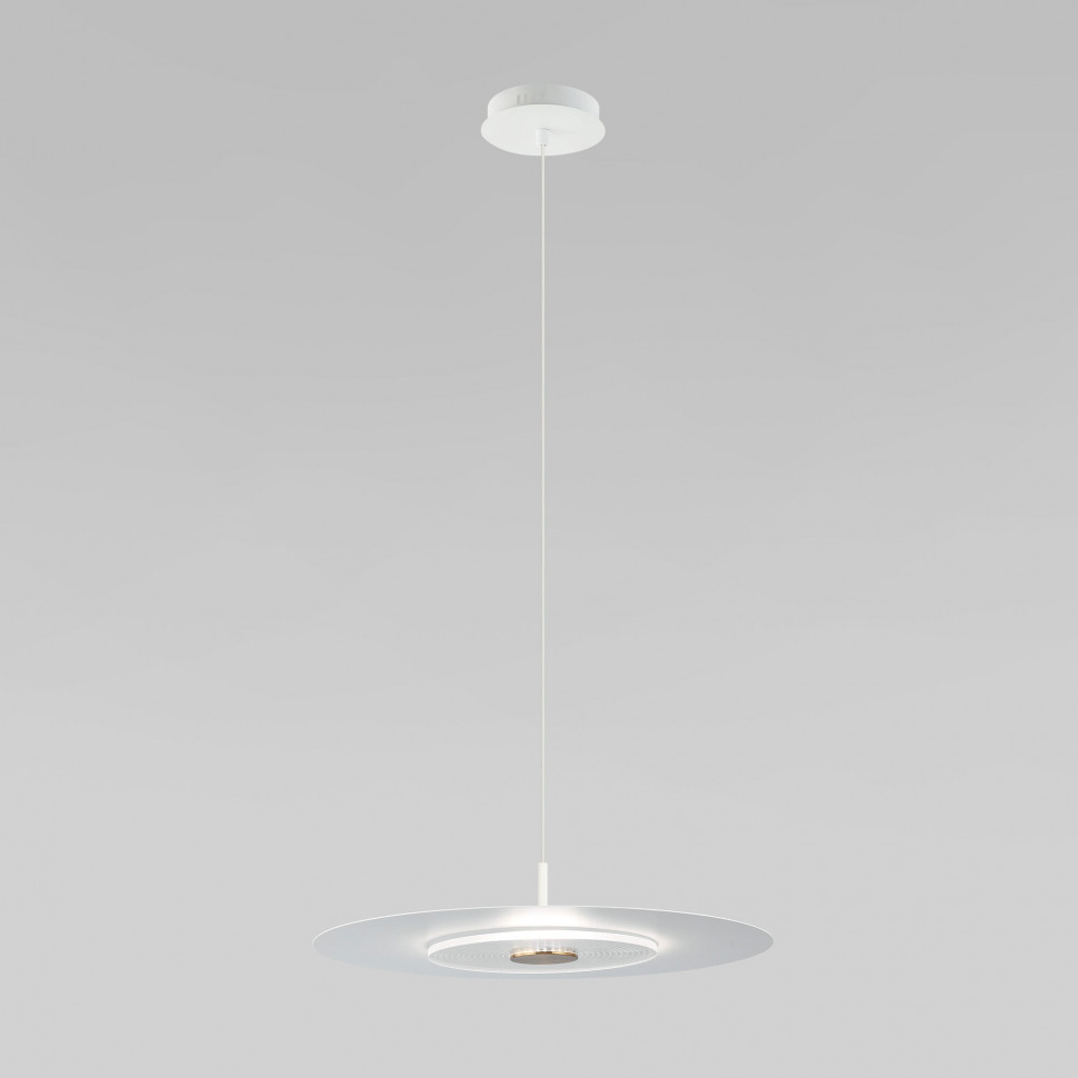 Подвесной светильник с металлическим плафоном 40031/1 LED / белый фото 1 — Multielectrika