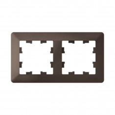 Рамка на 2 поста Systeme Electric AtlasDesign Air мокко &mdash; Multielectrika