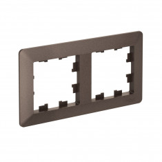 Рамка на 2 поста Systeme Electric AtlasDesign Air мокко &mdash; Multielectrika