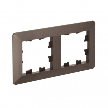 Рамка на 2 поста Systeme Electric AtlasDesign Air мокко — Multielectrika